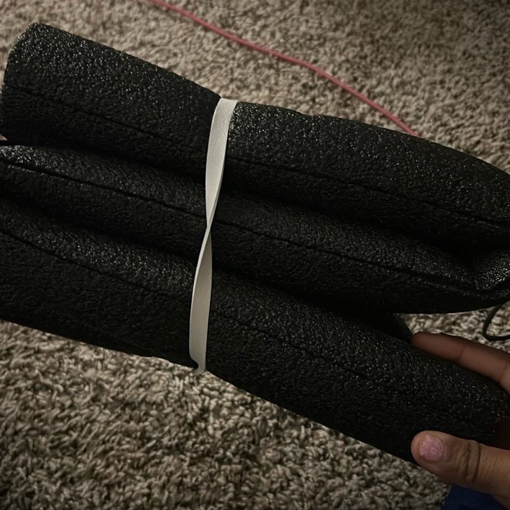 Black foam sticks